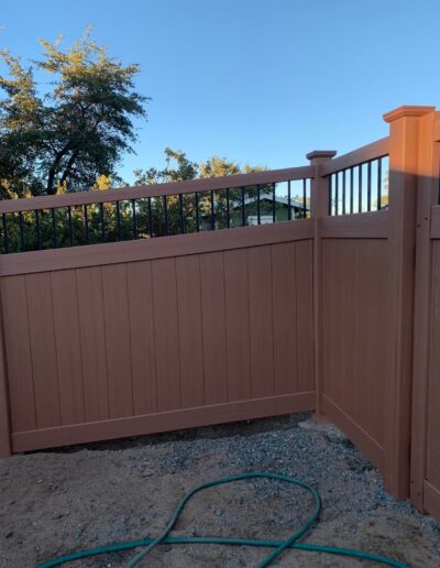 Prescott Fence offers vinyl privacy fence