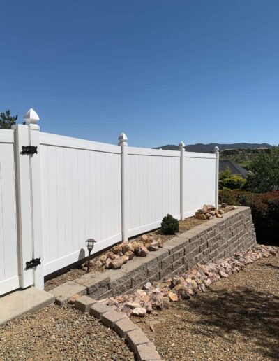 Prescott Fence offers vinyl privacy fence