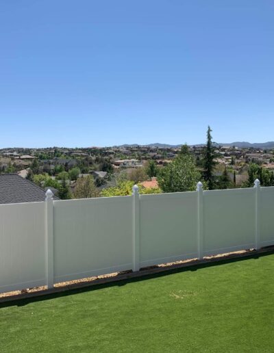 Prescott Fence offers vinyl privacy fence