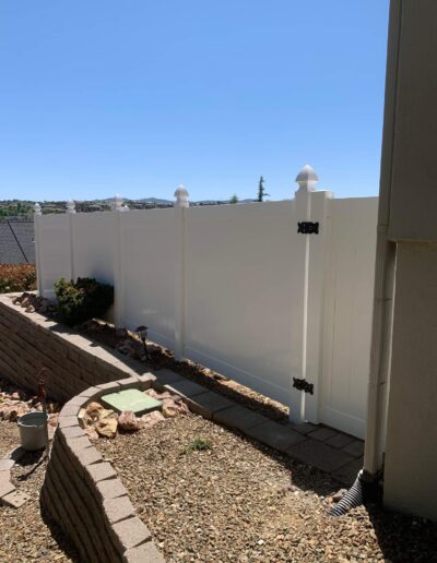 Prescott Fence offers vinyl privacy fence