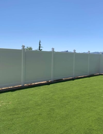 Prescott Fence offers vinyl privacy fence