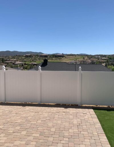 Prescott Fence offers vinyl privacy fence